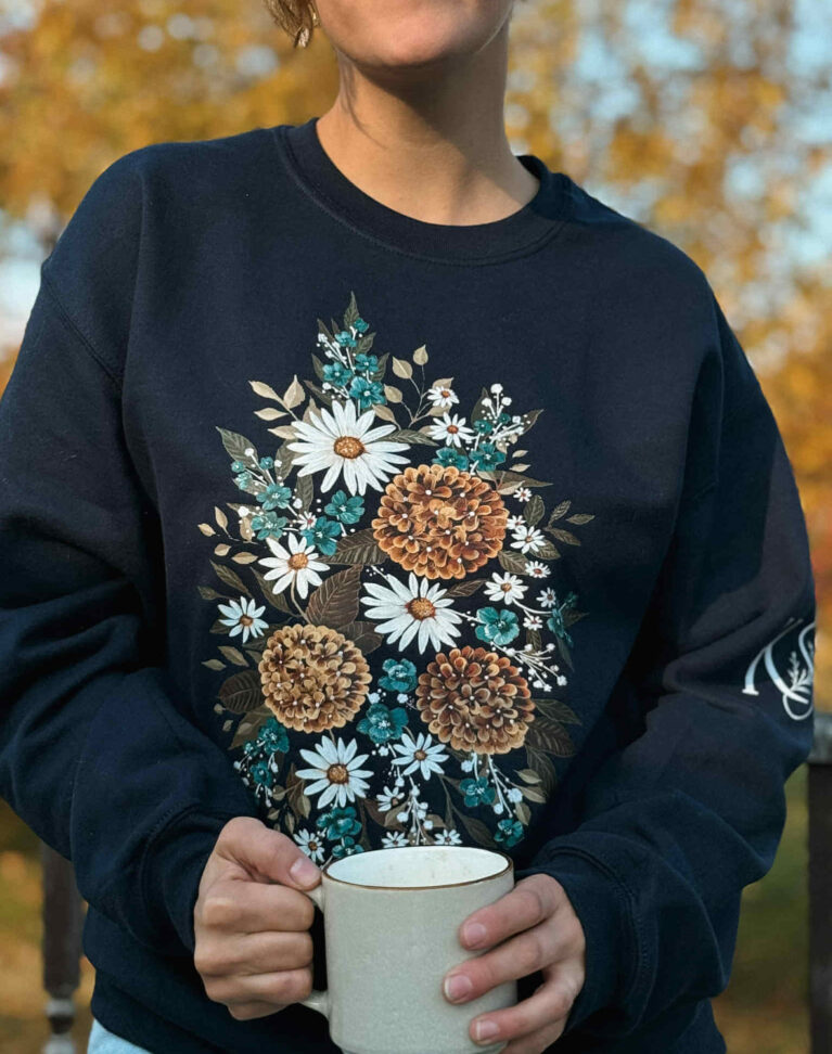 Crewneck "Équinoxe Fleuri"
