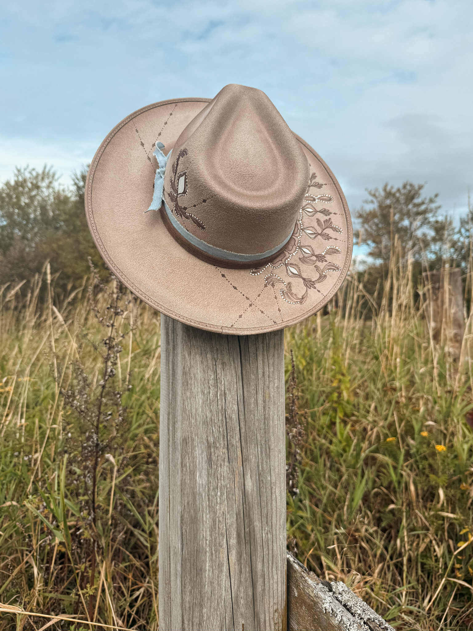 Chapeau Pyrogravé - "October Spell" – Image 2