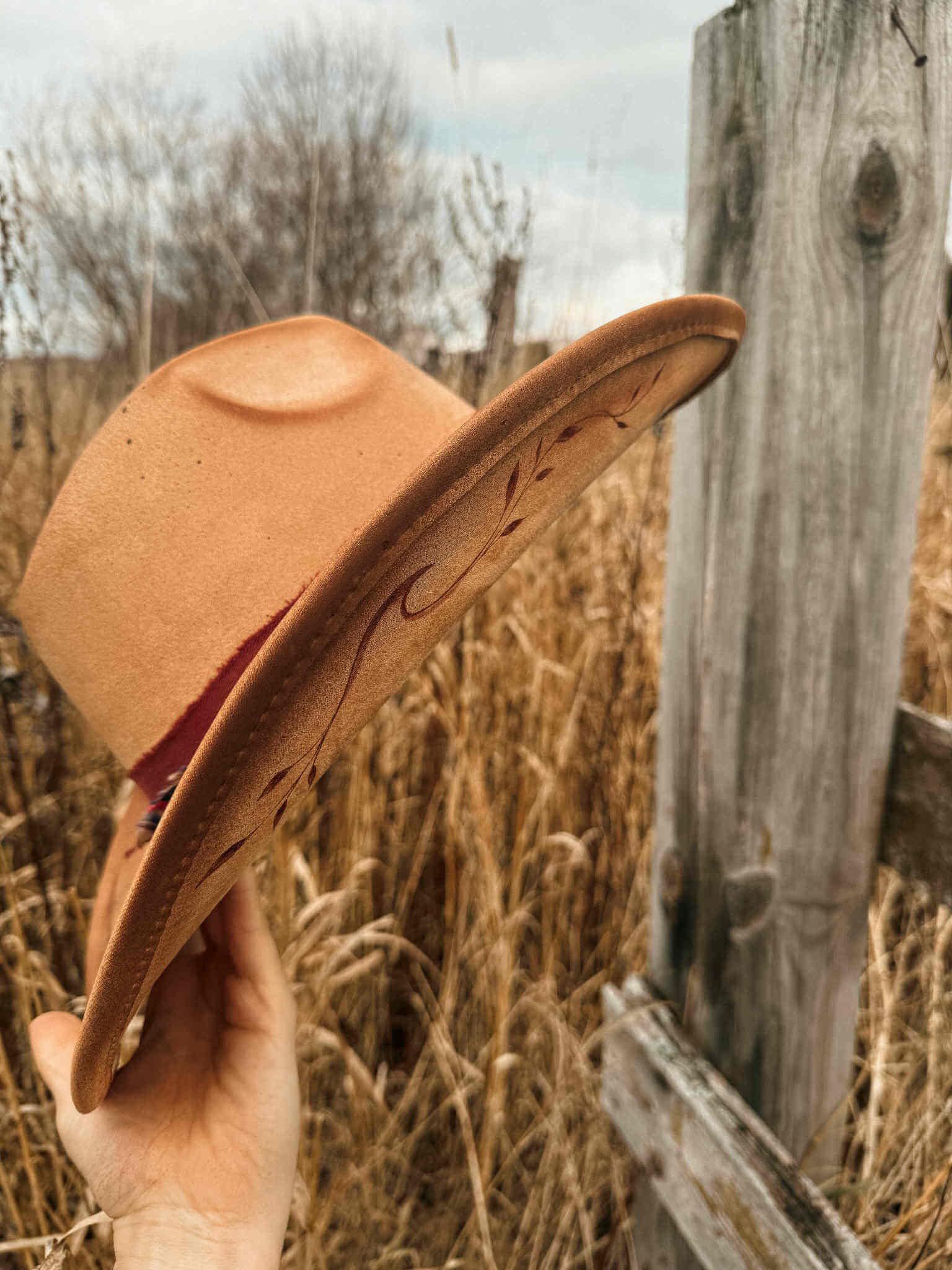 Chapeau pyrogravé "Ocean Spirit" – Image 2