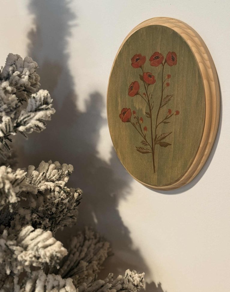 Oeuvre "Rouge Coquelicot"