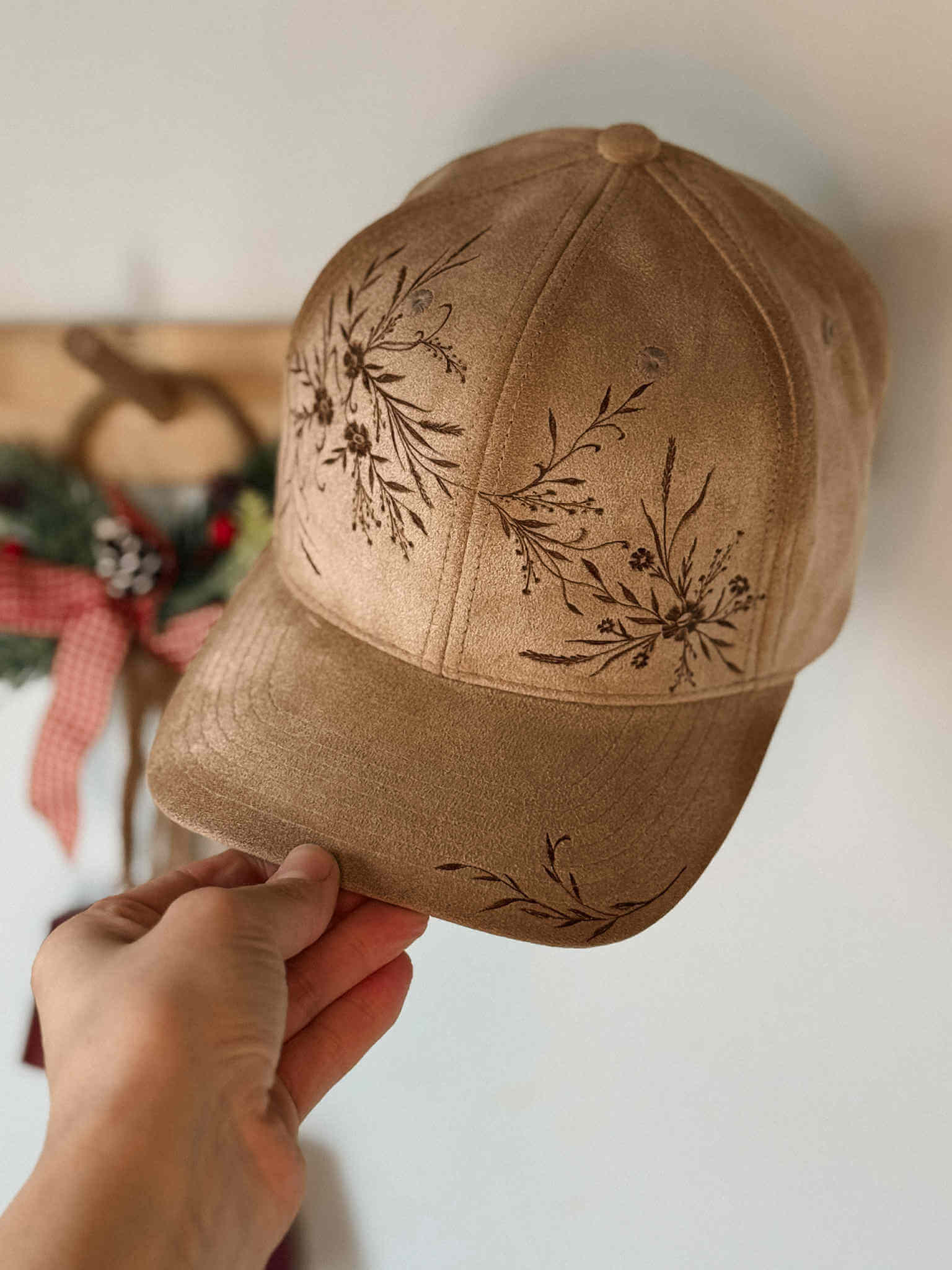 Casquette pyrogravée "Delicate"