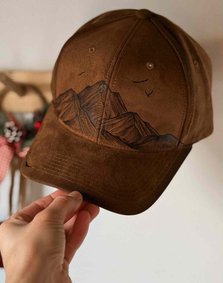 Casquette pyrogravée "Everwood"