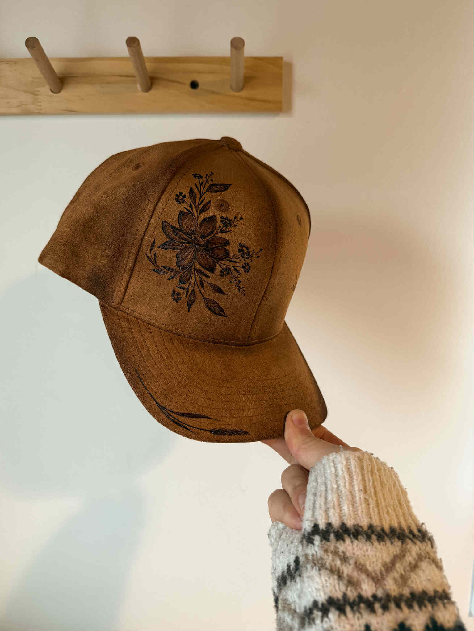 Casquette pyrogravée "Field Lover"