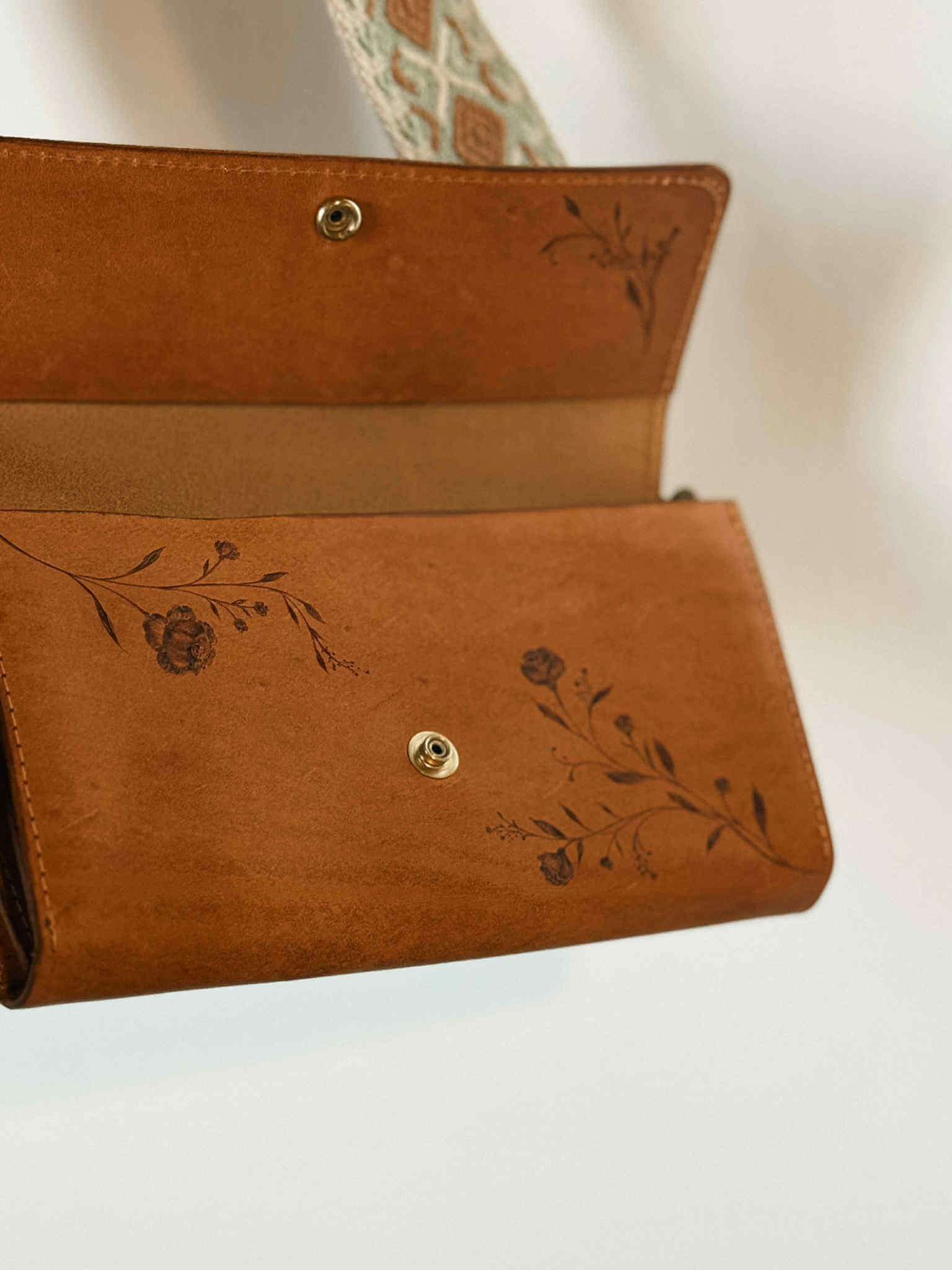 Sac à main en cuir pyrogravé – Image 3