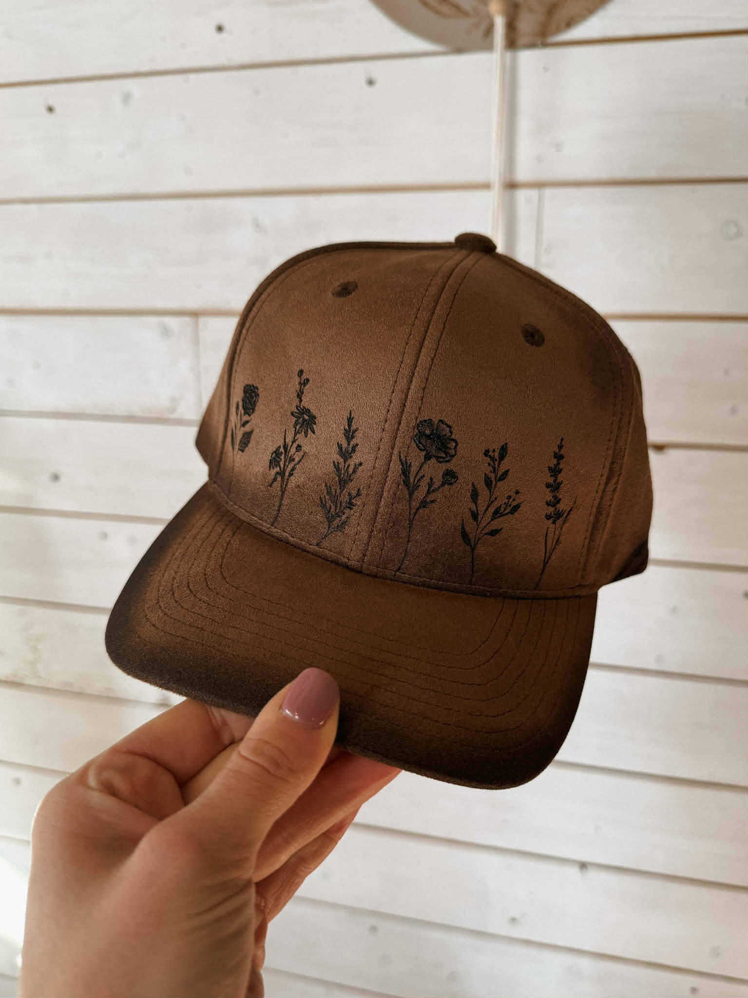 *VENDUE - Casquette pyrogravée "Mocha Dream"