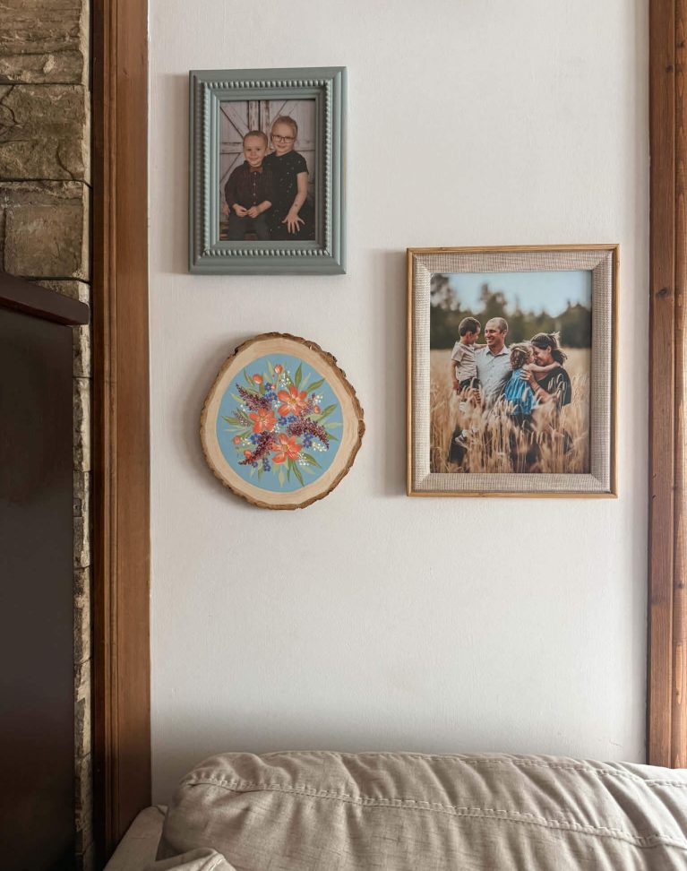 Oeuvre originale sur bois "AZUR"