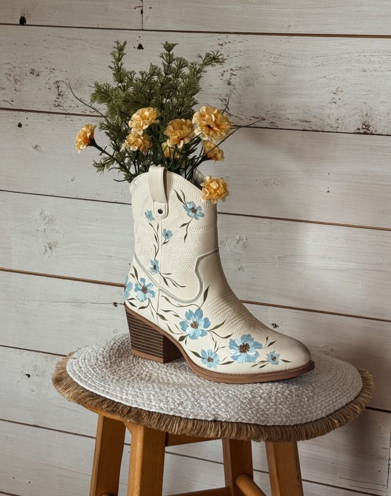 Botte Florale - Fleurs Bleues
