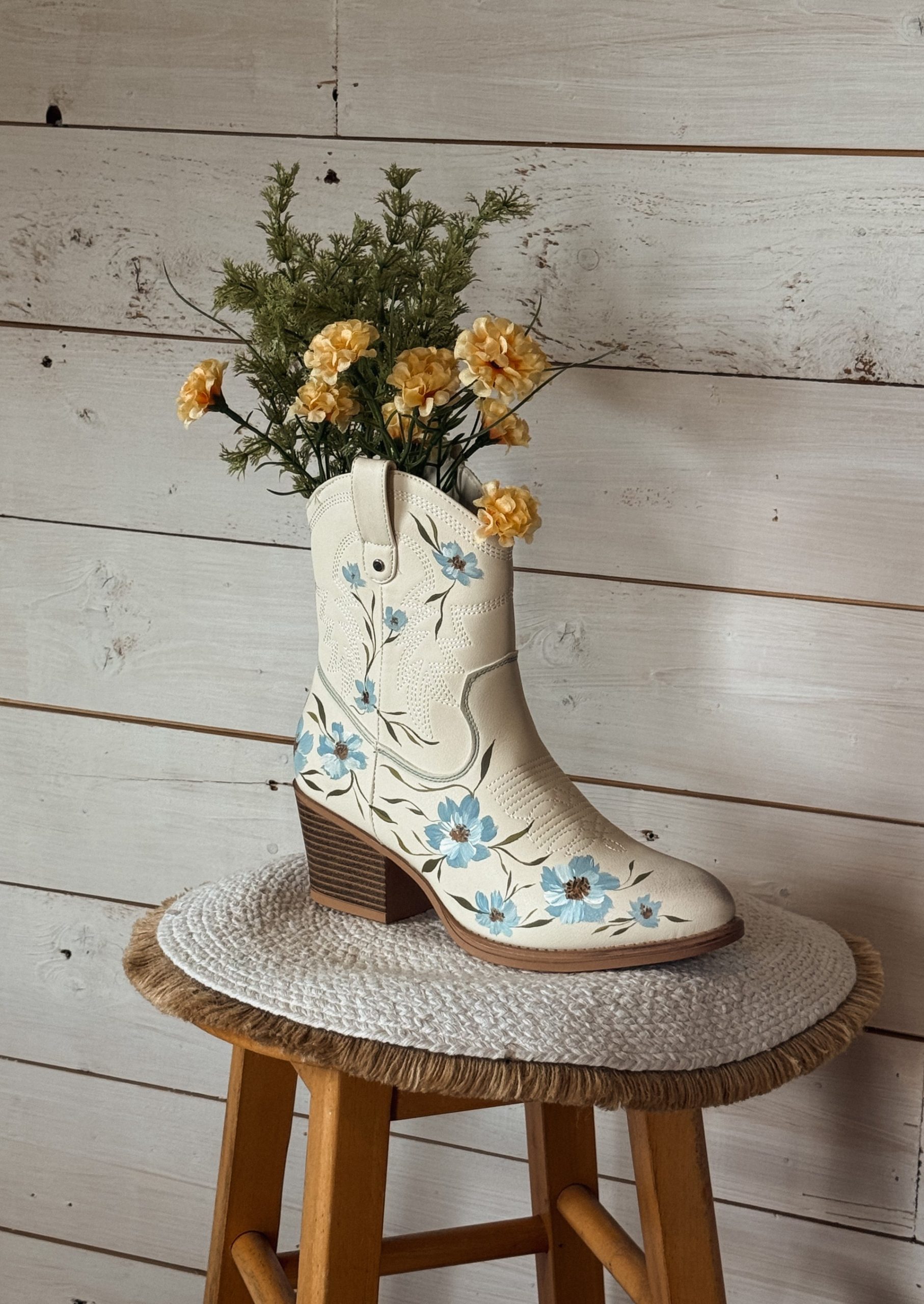 Botte Florale - Fleurs Bleues