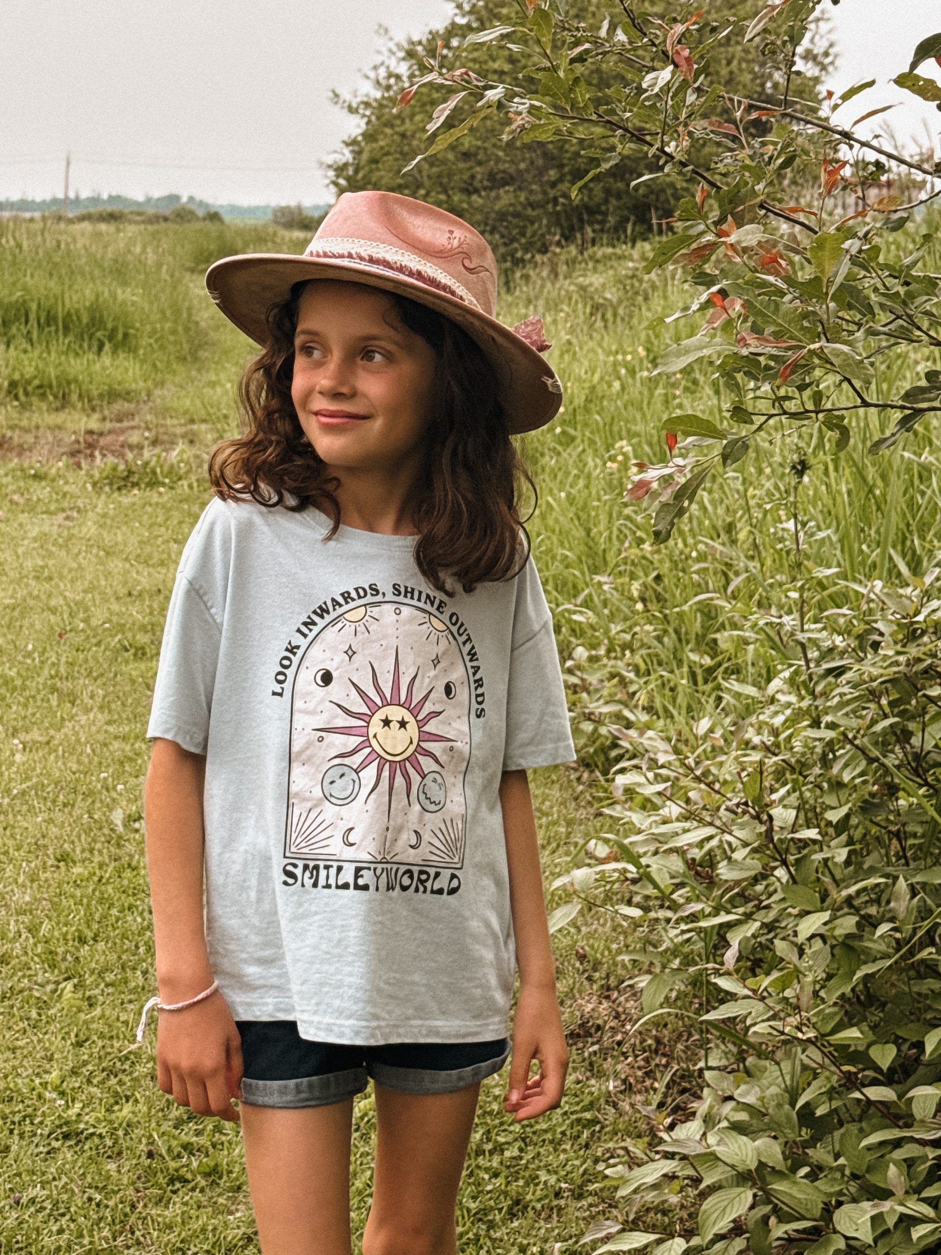 Chapeau pyrogravé ENFANT - Coquelicot Marin – Image 2