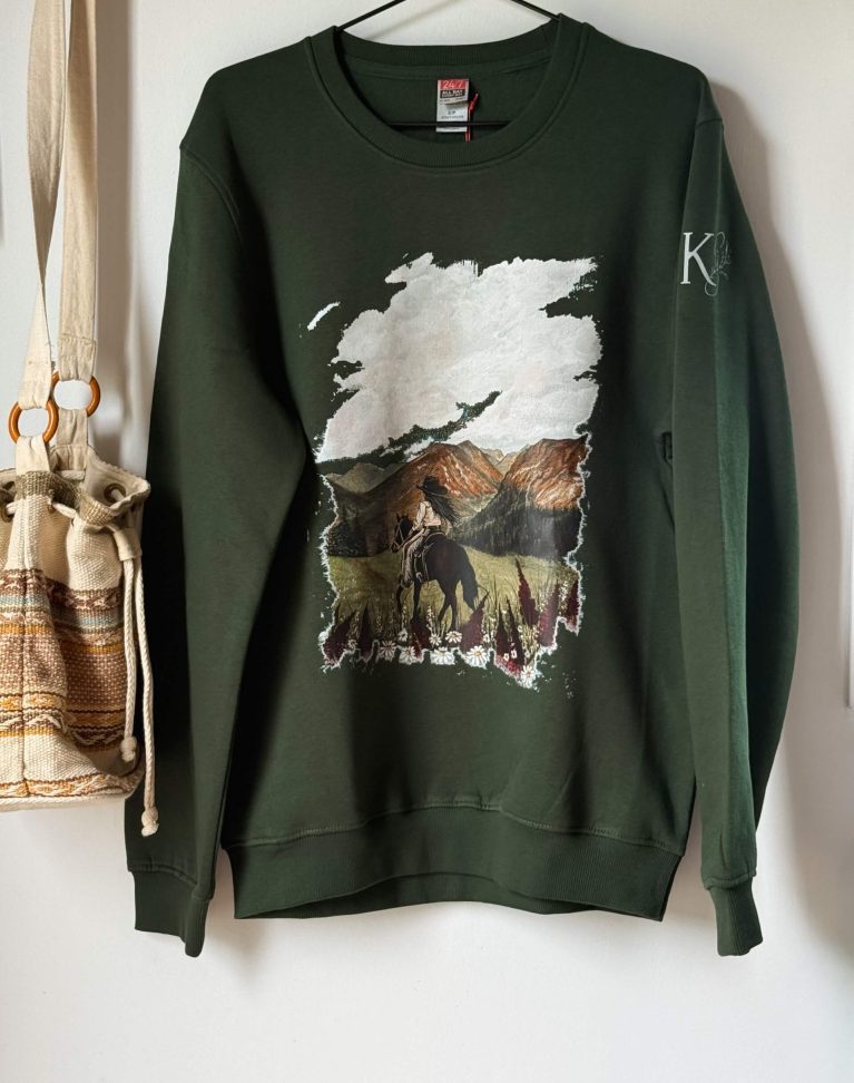 Crewneck "Wildflower Trail" FORÊT