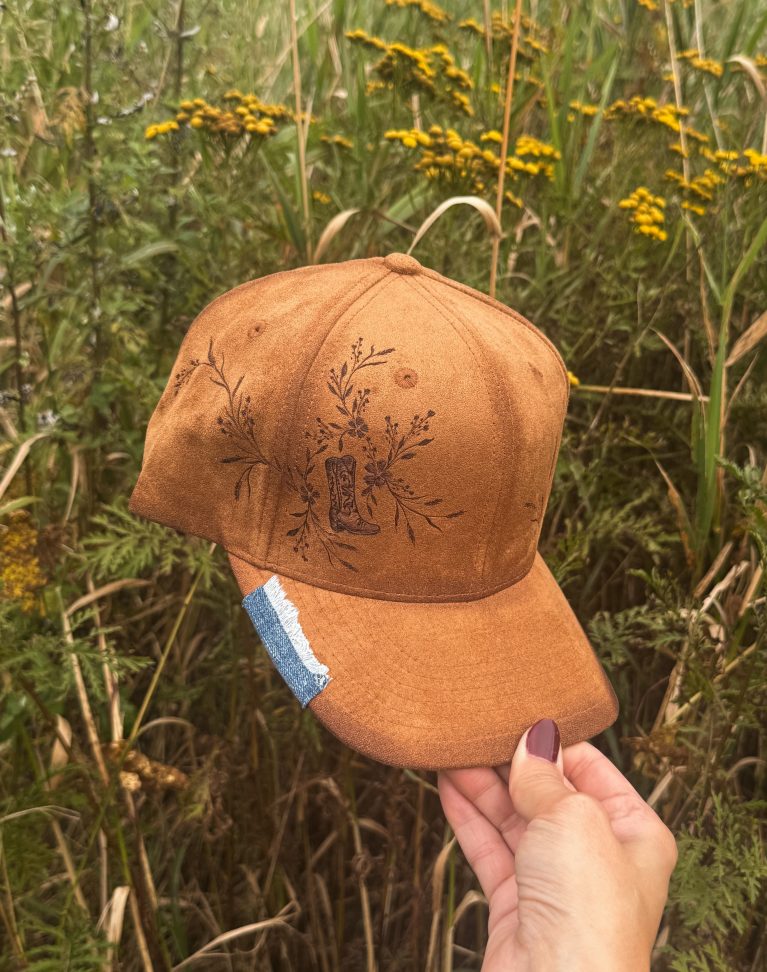 Pyrography Hat "You'll Find Me Dancing"